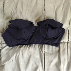 Navy Blue Bikini Top